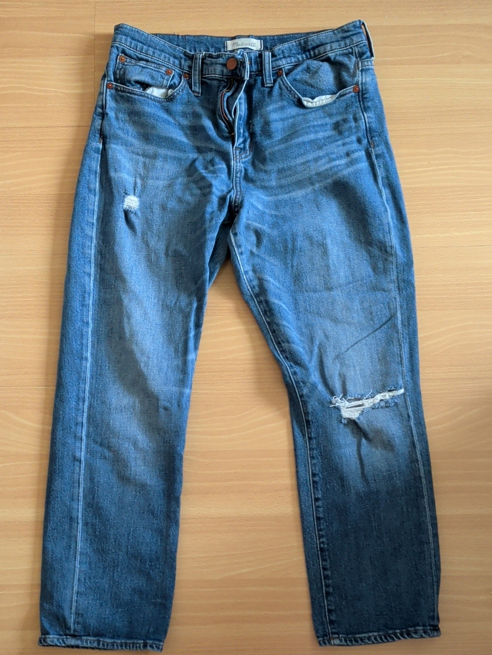 Madewell Straight Crop Jean